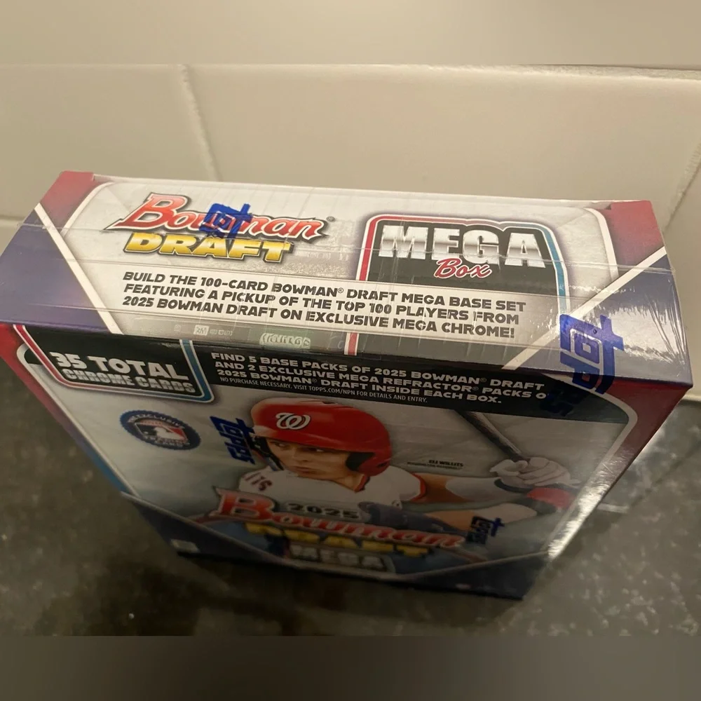 🏟️2025 Topps - Bowman MLB Draft Baseball Trading Card Mega Box⚾️ - Picture 8 of 15